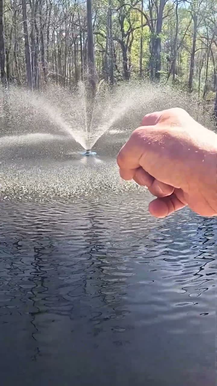 Upgrade Your Pond – Fountain Aerator System! 💧 RELIY Pond Fountain Aerator